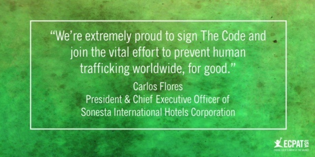 Sonesta Partners with ECPAT to End Exploitation of Children