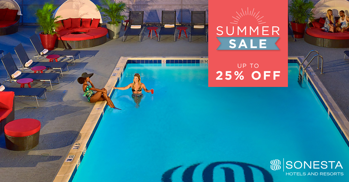 Get in the Swim at Sonesta, with Great Summer Savings!