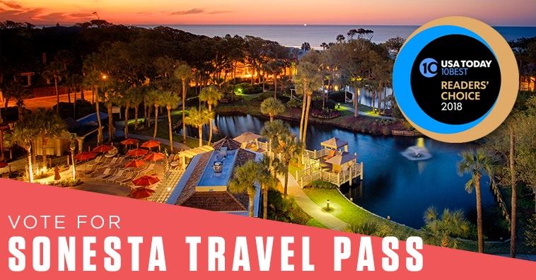 Vote for Sonesta Travel Pass – Best Hotel Loyalty Program!